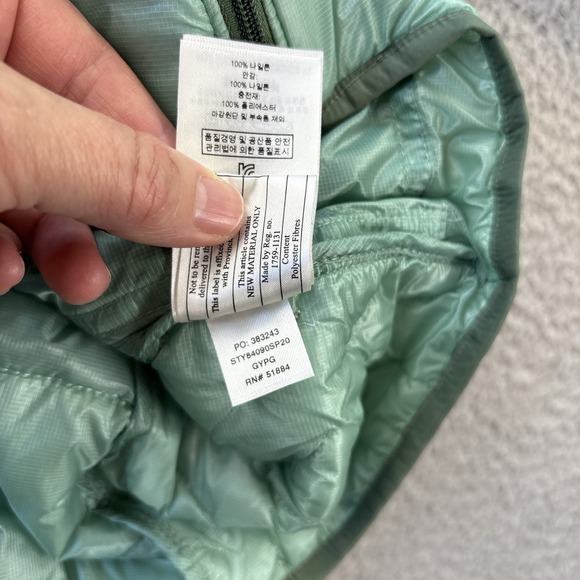 Patagonia Micro Puff Light Puffer Vest Womens Medium Gypsum Green - Picture 8 of 13